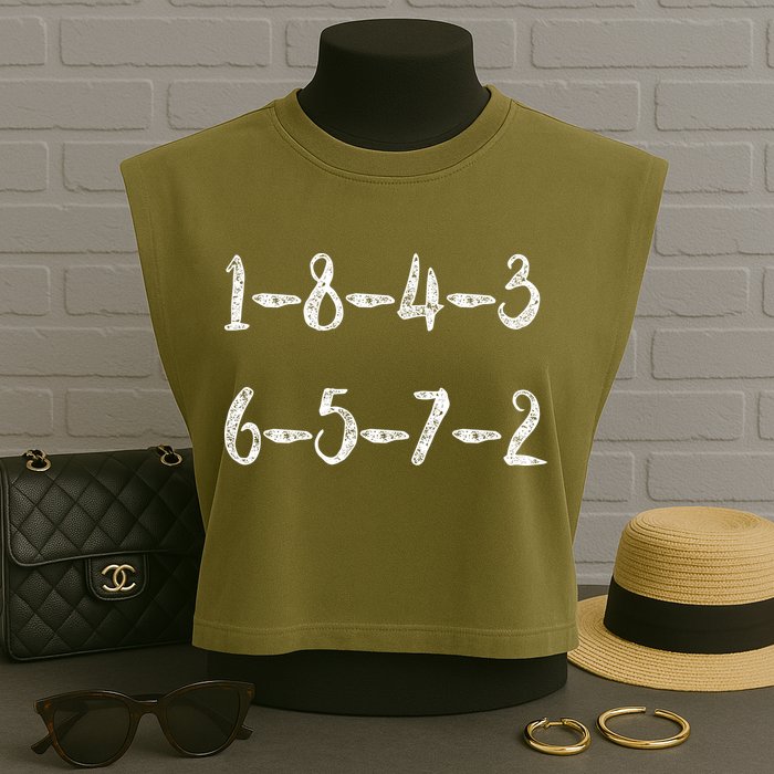 18436572 AWESOME V8 FIRING ORDER CAR ENTHUSIAST Garment-Dyed Women's Muscle Tee