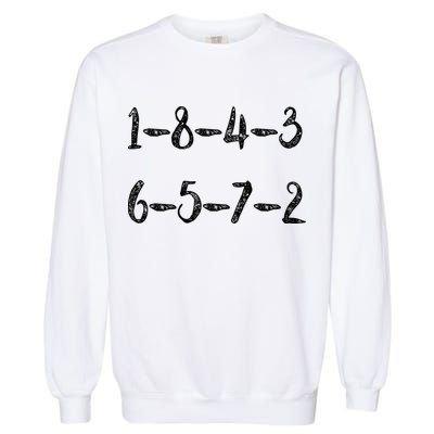 18436572 AWESOME V8 FIRING ORDER CAR ENTHUSIAST Garment-Dyed Sweatshirt