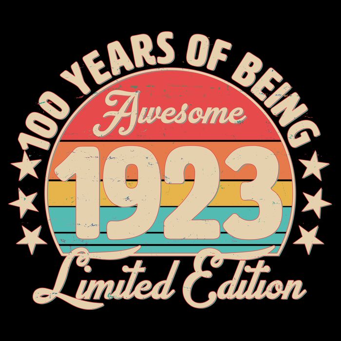 1923 Birthday 100 Years Of Of Being Awesome Limited Edition City Backpack