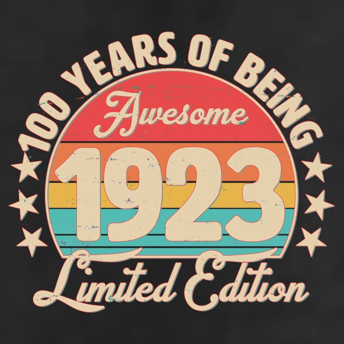 1923 Birthday 100 Years Of Of Being Awesome Limited Edition 11oz C Handle Ceramic Mug