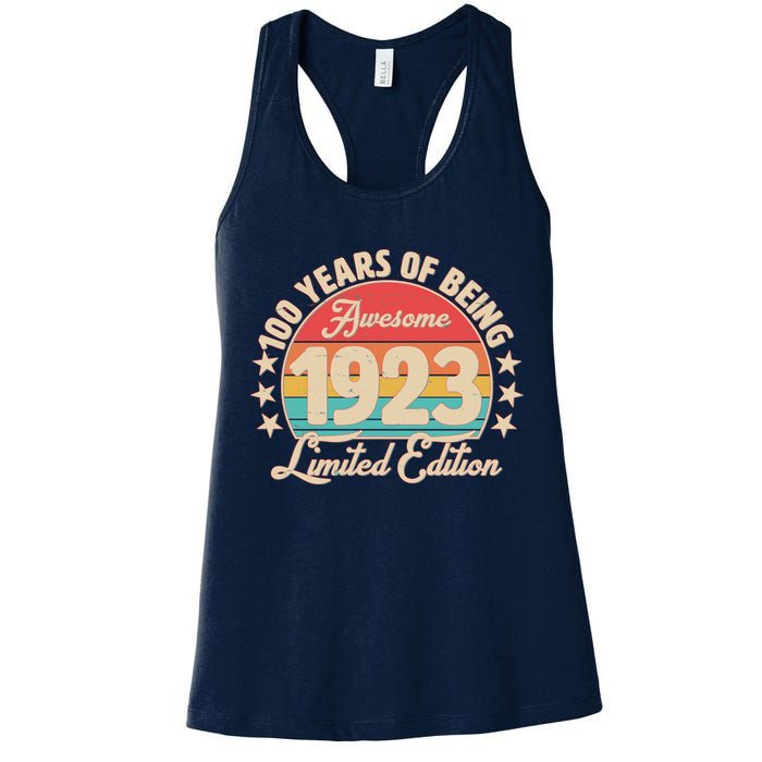 1923 Birthday 100 Years Of Of Being Awesome Limited Edition Womens Tank Top