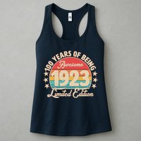 1923 Birthday 100 Years Of Of Being Awesome Limited Edition Womens Tank Top