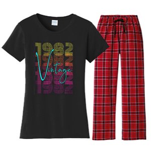 1982 Birthday Women's Flannel Pajama Set