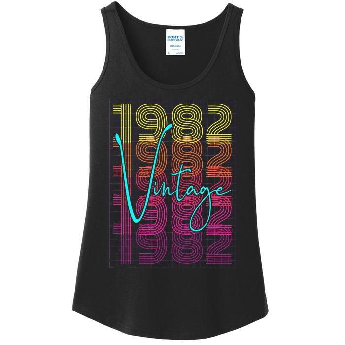 1982 Birthday Ladies Essential Tank