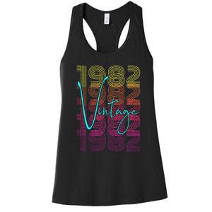 1982 Birthday Women's Racerback Tank