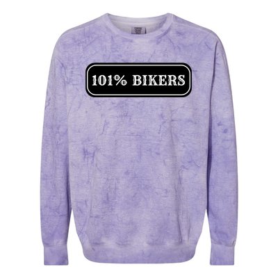 101% Bikers Colorblast Crewneck Sweatshirt