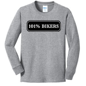 101% Bikers Kids Long Sleeve Shirt