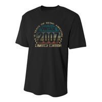 16th Birthday 16 Year Old Limited Edition Gifts Vintage 2007 Youth Performance Sprint T-Shirt