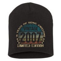 16th Birthday 16 Year Old Limited Edition Gifts Vintage 2007 Short Acrylic Beanie