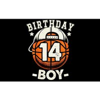 14th Birthday 14 Year Old Basketball Theme Decorations Bumper Sticker