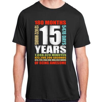 15th Birthday 15 Years Old Boy Girl  Being Awesome Adult ChromaSoft Performance T-Shirt