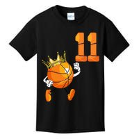 11th Birthday 11 Years Old Basketball Lover Theme Party Kids T-Shirt