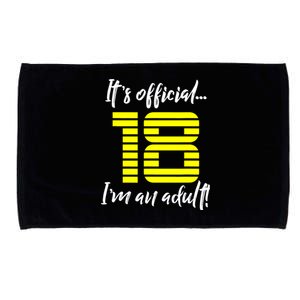 18th Birthday Microfiber Hand Towel