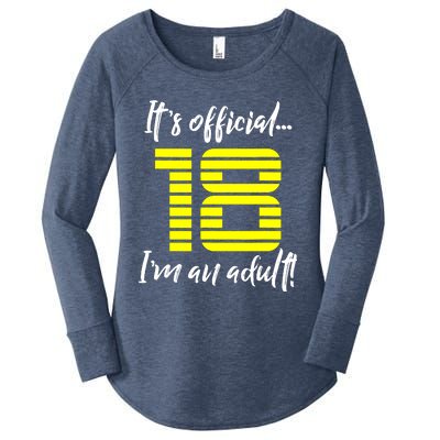 18th Birthday Women's Perfect Tri Tunic Long Sleeve Shirt