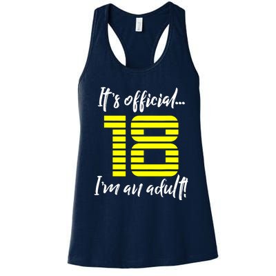 18th Birthday Women's Racerback Tank