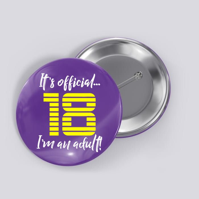 18th Birthday Button