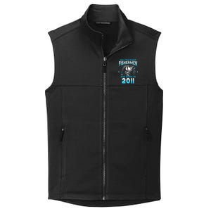 10th Birthday 10 Years Old Funny Fishing Since 2011 Collective Smooth Fleece Vest