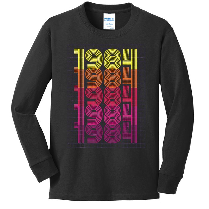 1984 Birthday Kids Long Sleeve Shirt