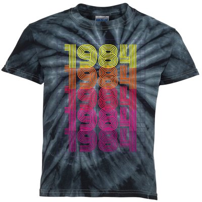 1984 Birthday Kids Tie-Dye T-Shirt