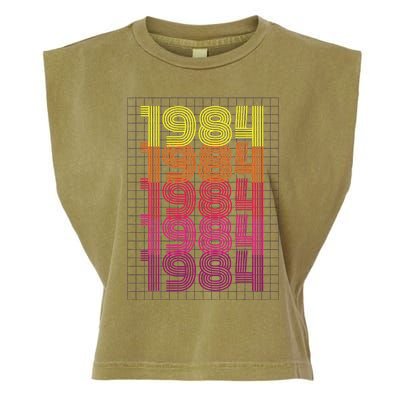 1984 Birthday Garment-Dyed Women's Muscle Tee