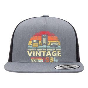 1984 Birthday Flat Bill Trucker Hat