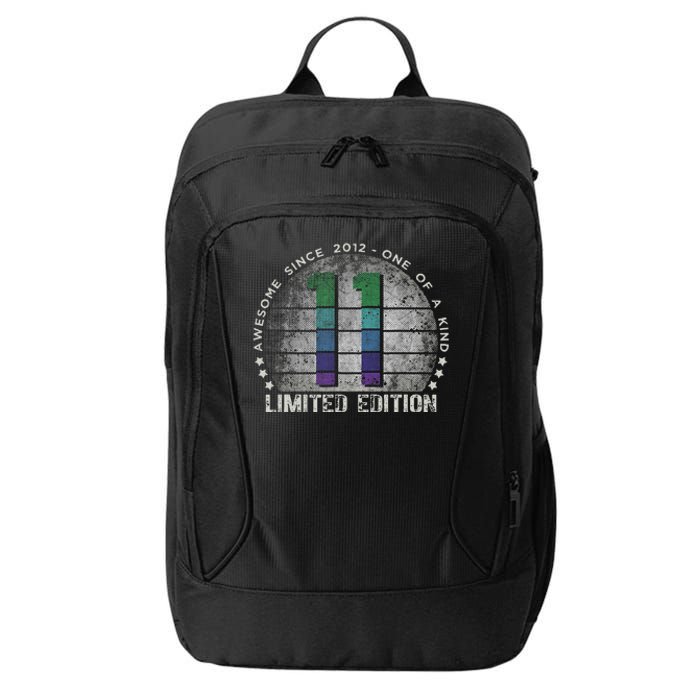 11th Birthday 11 Year Old Gifts Vintage 2012 Limited Edition Cute City Backpack