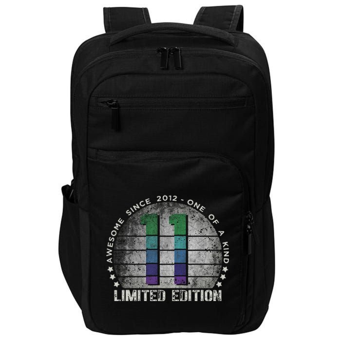 11th Birthday 11 Year Old Gifts Vintage 2012 Limited Edition Cute Impact Tech Backpack