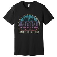 11th Birthday 11 Year Old Gifts Vintage 2012 Limited Edition Love Premium T-Shirt