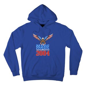 16th Birthday 2004 Cute Gift Usa Flag Eagle Patriotic Gift Cute Gift Hoodie