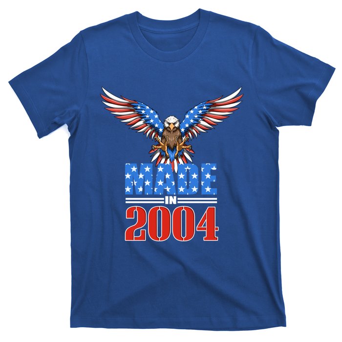 16th Birthday 2004 Cute Gift Usa Flag Eagle Patriotic Gift Cute Gift T-Shirt