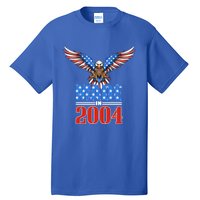 16th Birthday 2004 Cute Gift Usa Flag Eagle Patriotic Gift Cute Gift Tall T-Shirt