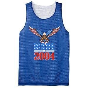 16th Birthday 2004 Cute Gift Usa Flag Eagle Patriotic Gift Cute Gift Mesh Reversible Basketball Jersey Tank