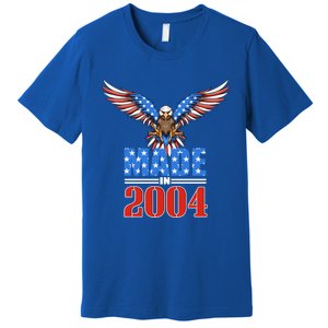 16th Birthday 2004 Cute Gift Usa Flag Eagle Patriotic Gift Cute Gift Premium T-Shirt