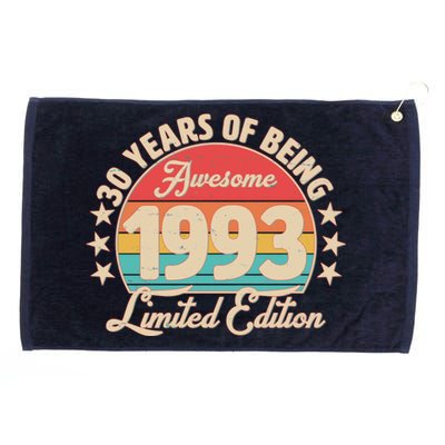 1993 Birthday 30 Years Of Being Awesome Limited Edition Grommeted Golf Towel