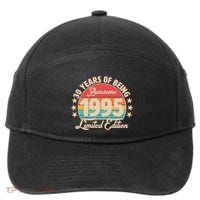 1995 Birthday 30 Years Of Being Awesome Limited Edition 7-Panel Snapback Hat
