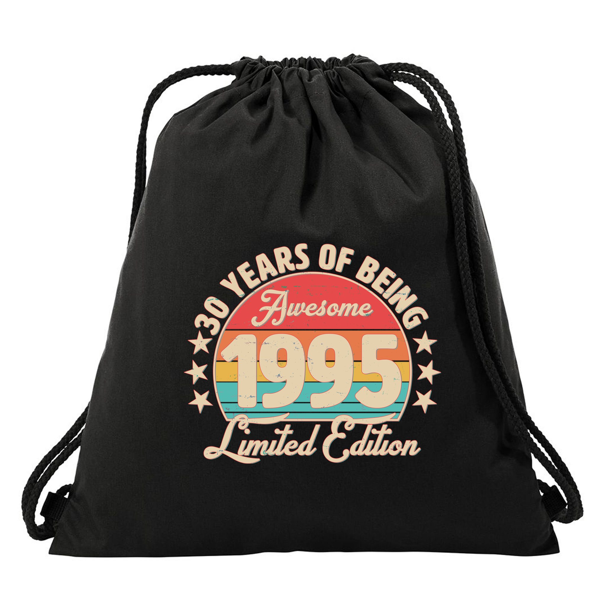 1995 Birthday 30 Years Of Being Awesome Limited Edition Drawstring Bag