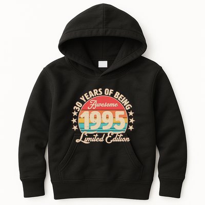 1995 Birthday 30 Years Of Being Awesome Limited Edition Kids Hoodie