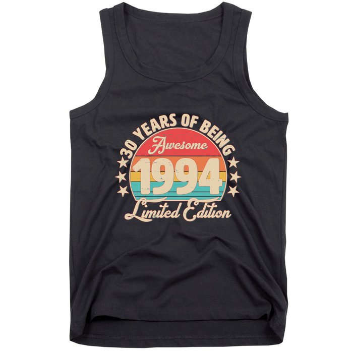 1994 Birthday 30 Years Of Being Awesome Limited Edition Tank Top