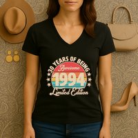 1994 Birthday 30 Years Of Being Awesome Limited Edition Women's V-Neck T-Shirt