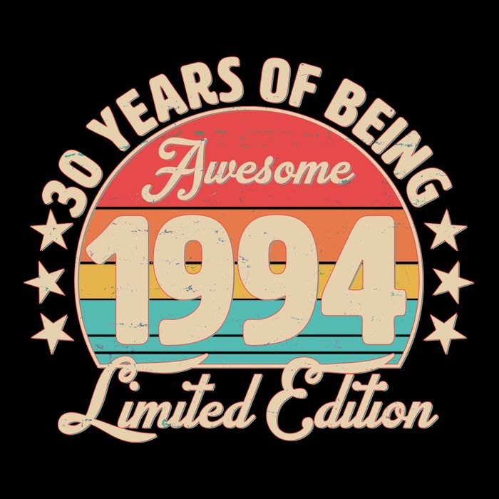 1994 Birthday 30 Years Of Being Awesome Limited Edition Women's V-Neck T-Shirt