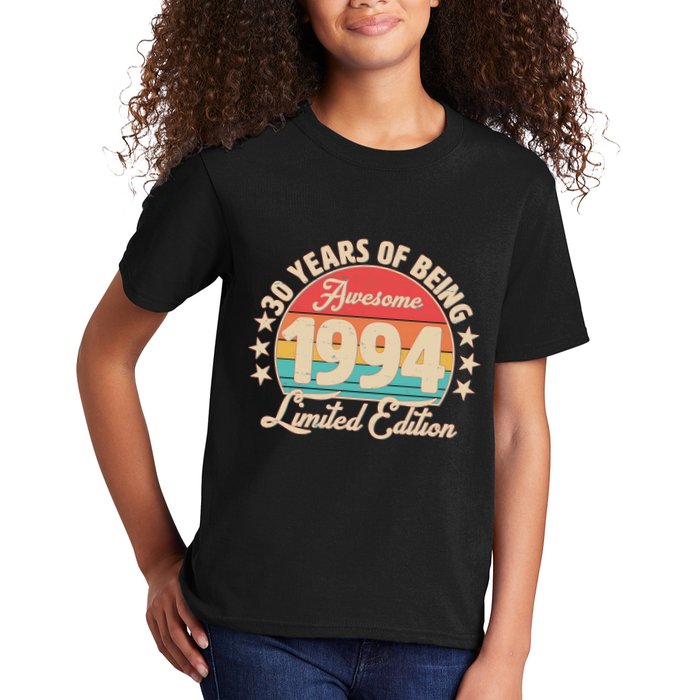 1994 Birthday 30 Years Of Being Awesome Limited Edition Kids T-Shirt