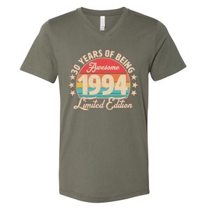 1994 Birthday 30 Years Of Being Awesome Limited Edition V-Neck T-Shirt