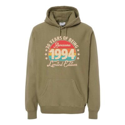 1994 Birthday 30 Years Of Being Awesome Limited Edition Premium Hoodie