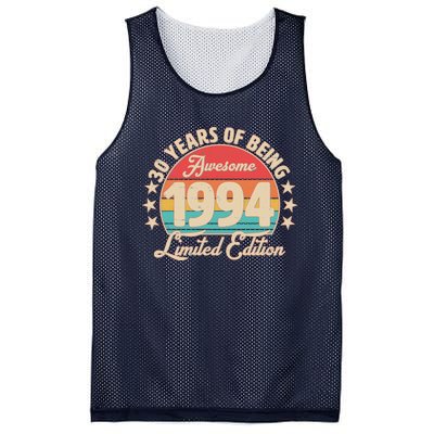 1994 Birthday 30 Years Of Being Awesome Limited Edition Mesh Reversible Basketball Jersey Tank