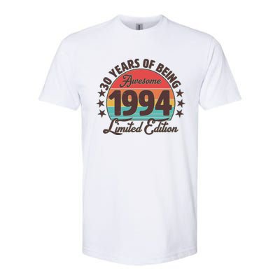 1994 Birthday 30 Years Of Being Awesome Limited Edition Softstyle® CVC T-Shirt