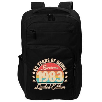 1983 Birthday 40 Years Of Being Awesome Limited Edition Impact Tech Backpack