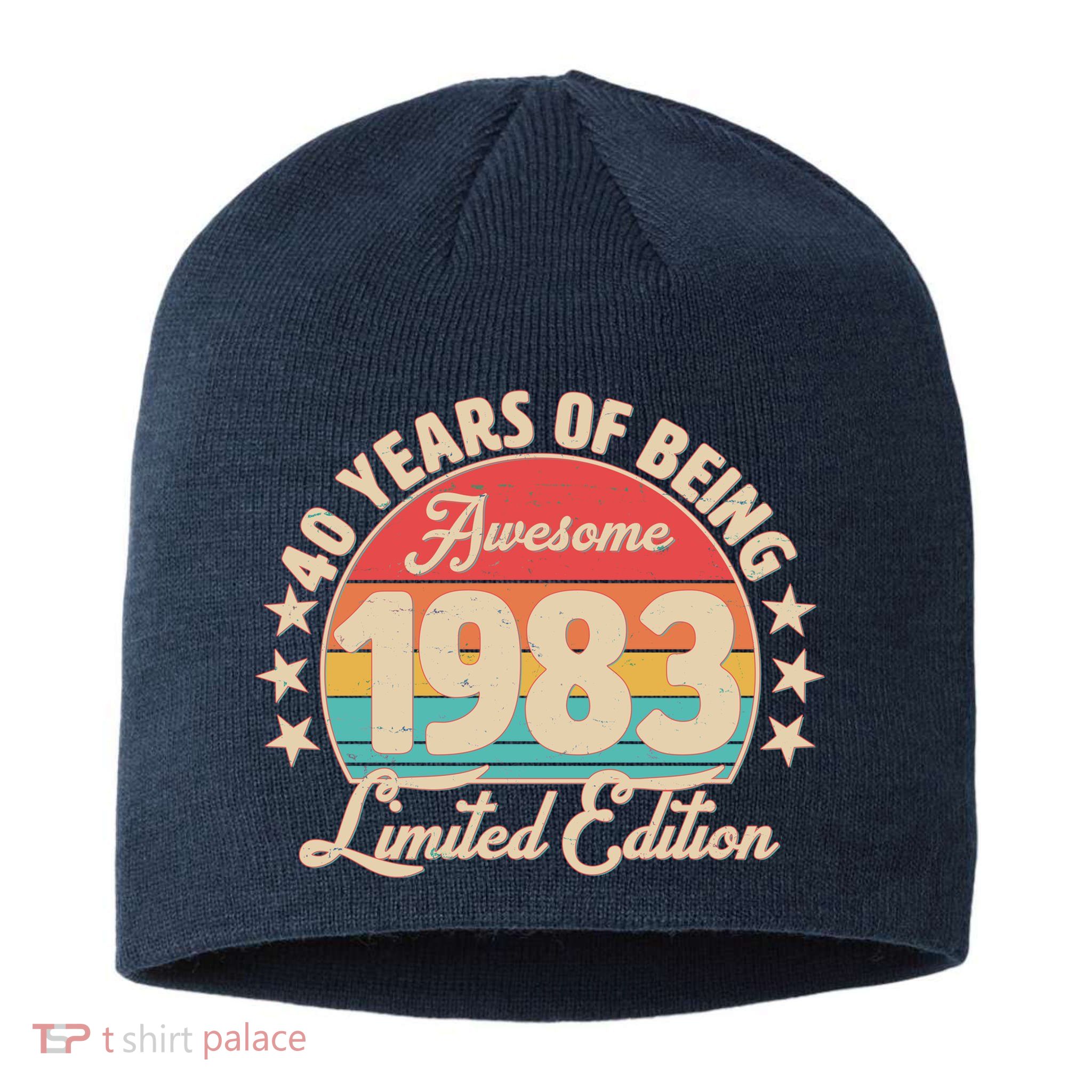 1983 Birthday 40 Years Of Being Awesome Limited Edition Sustainable Beanie