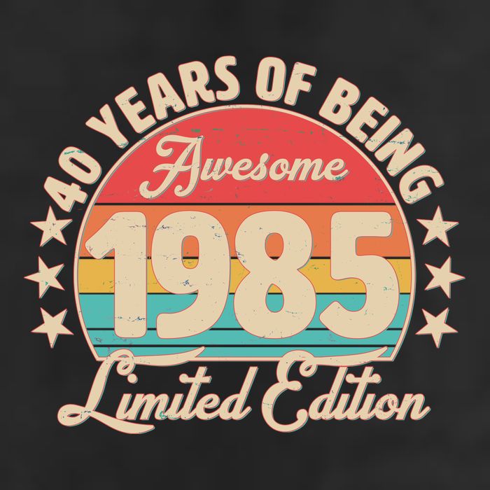 1985 Birthday 40 Years Of Being Awesome Limited Edition Cool Comfort Performance Bucket Hat
