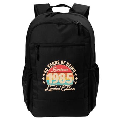 1985 Birthday 40 Years Of Being Awesome Limited Edition Daily Commute Backpack