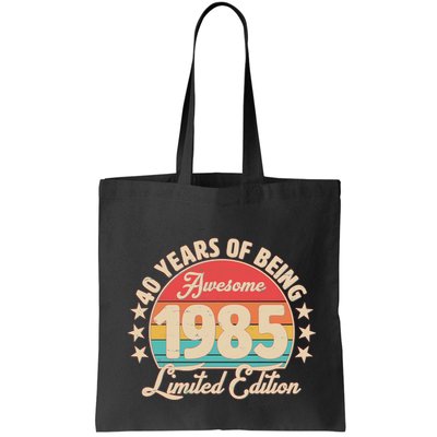 1985 Birthday 40 Years Of Being Awesome Limited Edition Bag